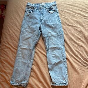 Abercrombie & Fitch The Ankle Straight Ultra High Rise